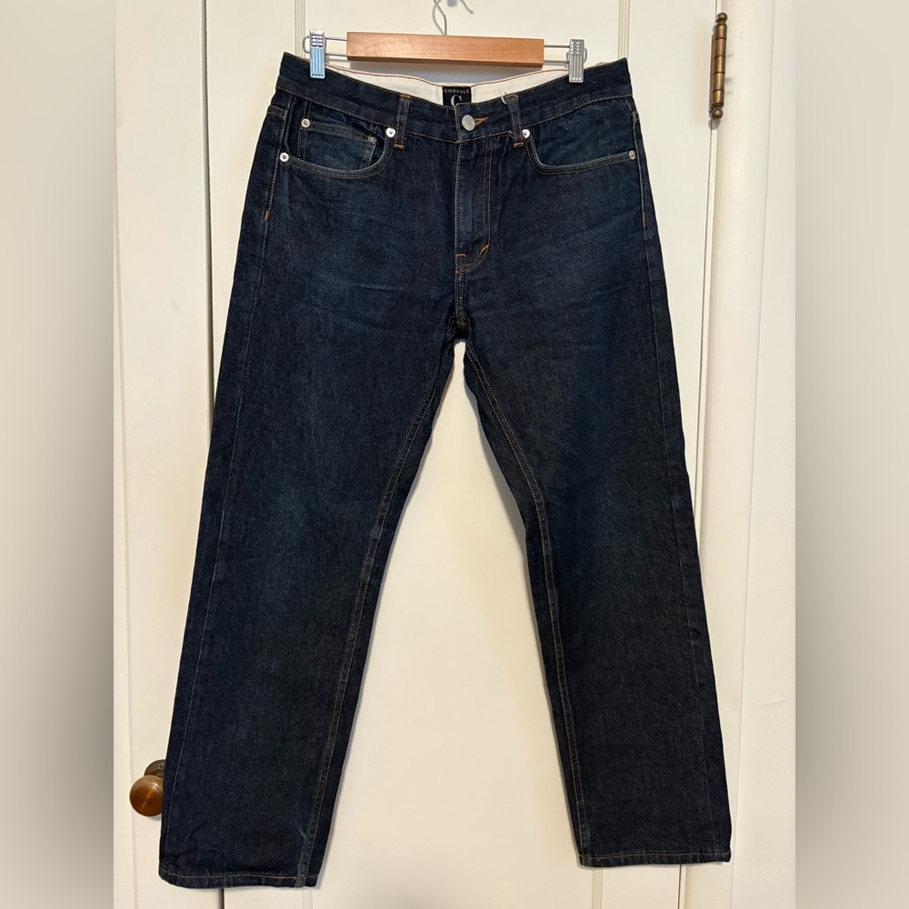 Goodale Designed in New York Classic Blue Straight-Leg Jeans
